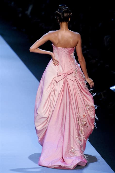 pink dress dior